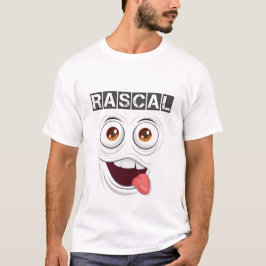Rascal Bold Typografy T - Shirt Playful Attitude T