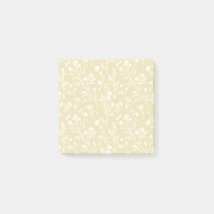 Raschelnde Blüten Neutral - Goldenes Weizen Post-it Klebezettel