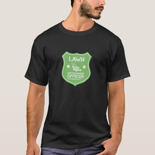 Rasen-Durchführungs-Abzeichen-lustige T-Shirt (Vorderseite)