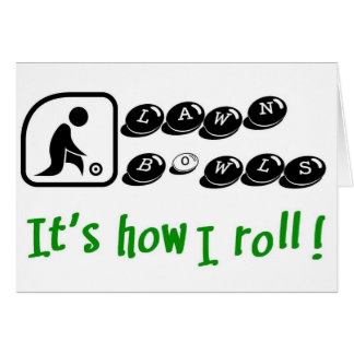 Rasen rollt - es ist, wie ich rolle