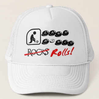 Rasen-Schüsseln, Felsen, Rolls! Truckerkappe