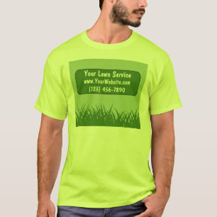 Rasen-Service-Arbeits-Shirts T-Shirt