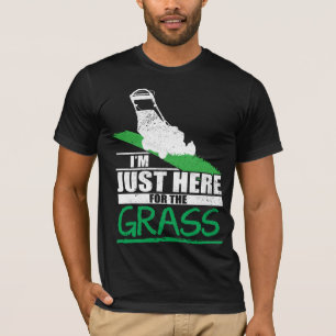 Rasen-Sorgfalt-lustiges Rasenmäher-Gras-Mähen T-Shirt