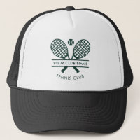 Rasen-Tennis-Club Name Rackets Motiv Grün