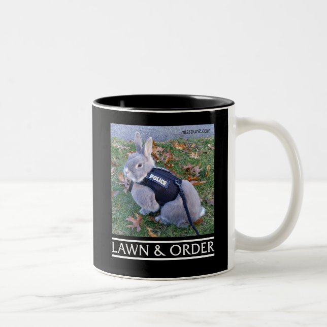Rasen u. Auftrags-Tasse Zweifarbige Tasse (Rechts)