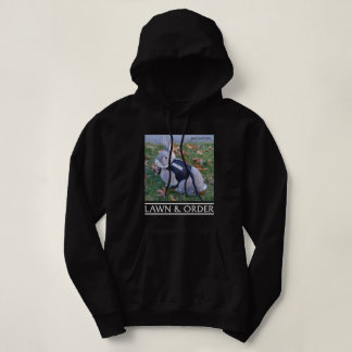 Rasen u. der Hoodie der Auftrags-Frauen