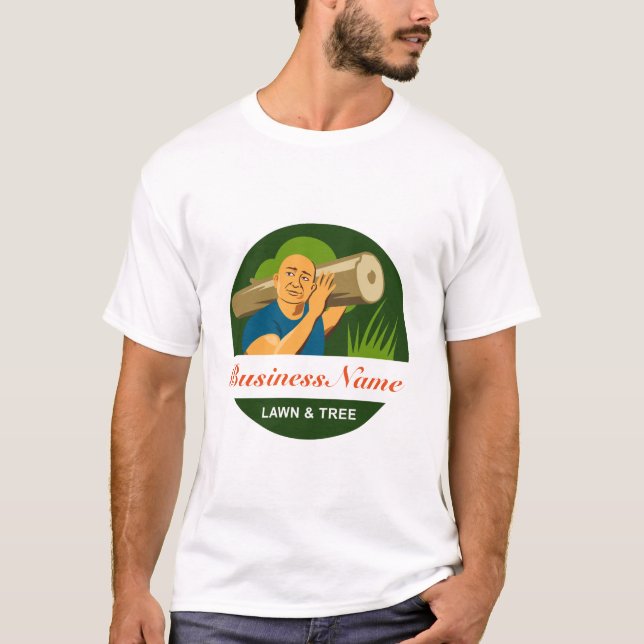 Rasen- und Baumpflege T-Shirt (Vorderseite)