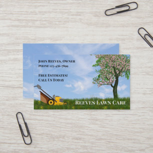 Rasen- und Landschaftspflege-Service Visitenkarte