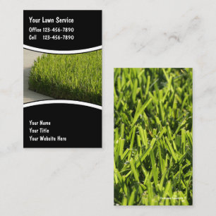 Rasen-Visitenkarten Visitenkarte
