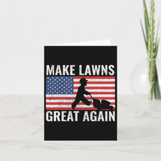 Rasen wieder groß machen Funny Usa Rasenmäher Vate Karte