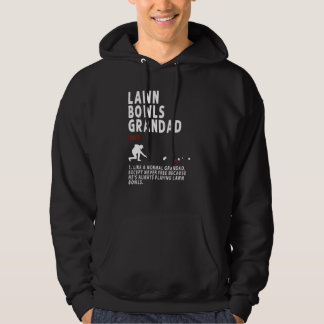 Rasenbowling Opa-Idee für Männer & Ruhestand Hoodie