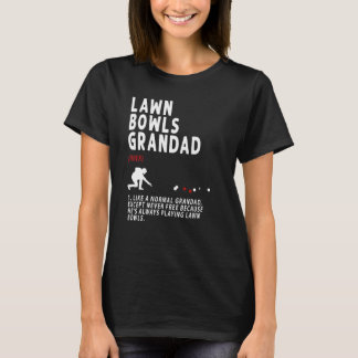 Rasenbowling Opa-Idee für Männer & Ruhestand T-Shirt