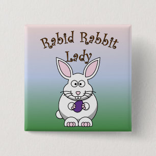 Rasender Kaninchen-Knopf 4 Button