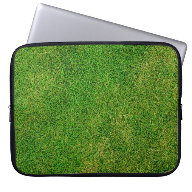 Rasenfläche Laptopschutzhülle (Vorderseite)