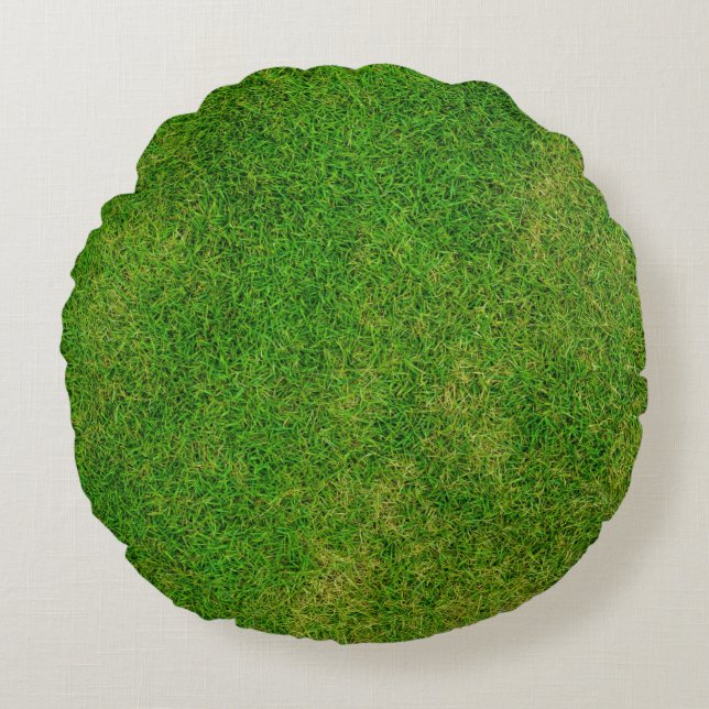 Rasenfläche Rundes Kissen (Vorderseite)