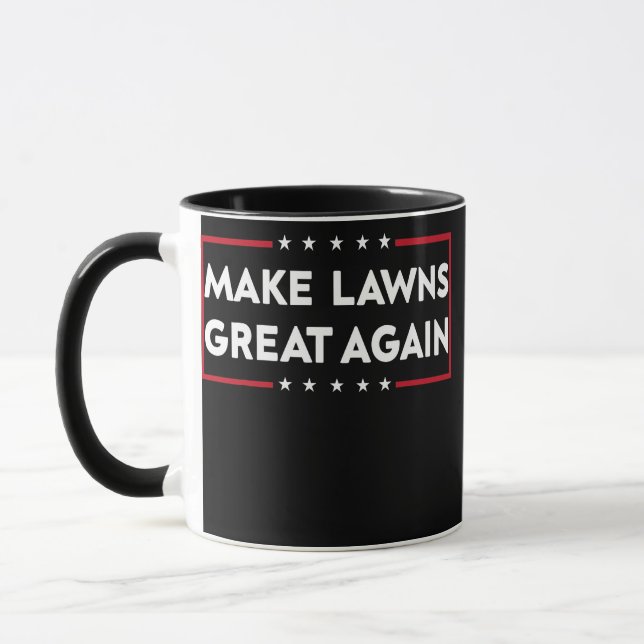 Rasenflächen wieder zum Vater der Sonnenmäher mach Tasse (Links)