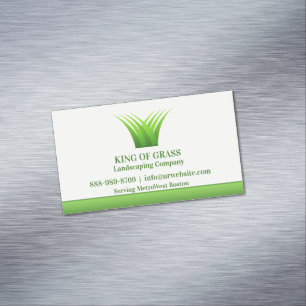Rasengras-Logo Magnetische Visitenkarte