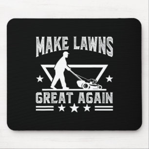 Rasenmähen machen Rasenflächen wieder großartig fü Mousepad