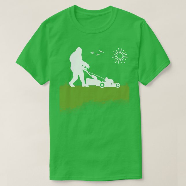 Rasenmähen und Rasenmähen 1 T-Shirt (Design vorne)