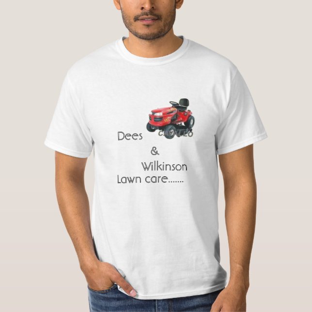 Rasenmäher, Dees               u.               … T-Shirt (Vorderseite)