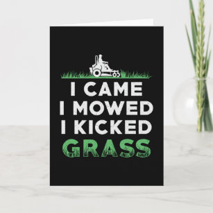 Rasenmäher, den ich mähen ließ, kickte ich Grasmäh Karte