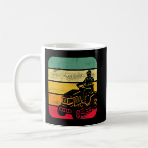 Rasenmäher, der Coole Vintage Yard-Arbeitsgesetze  Kaffeetasse