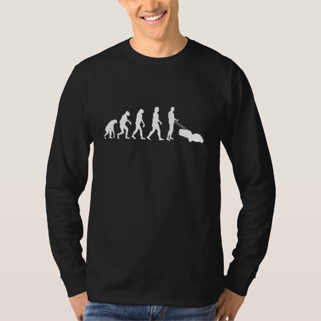 Rasenmäher Evolution Rasenmäher Garten T-Shirt (Vorderseite)