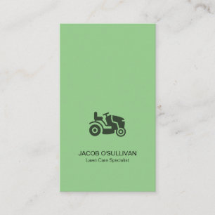 Rasenmäher Gras Landschaft Visitenkarte