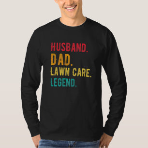 Rasenmäher Husband Vater Rasenmäher Pflegeleder Ga T-Shirt