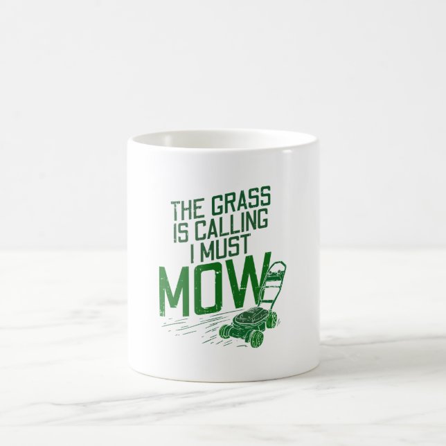 Rasenmäher Kaffeetasse (Mittel)