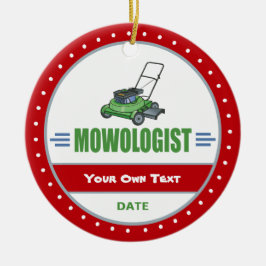 Rasenmäher Keramikornament