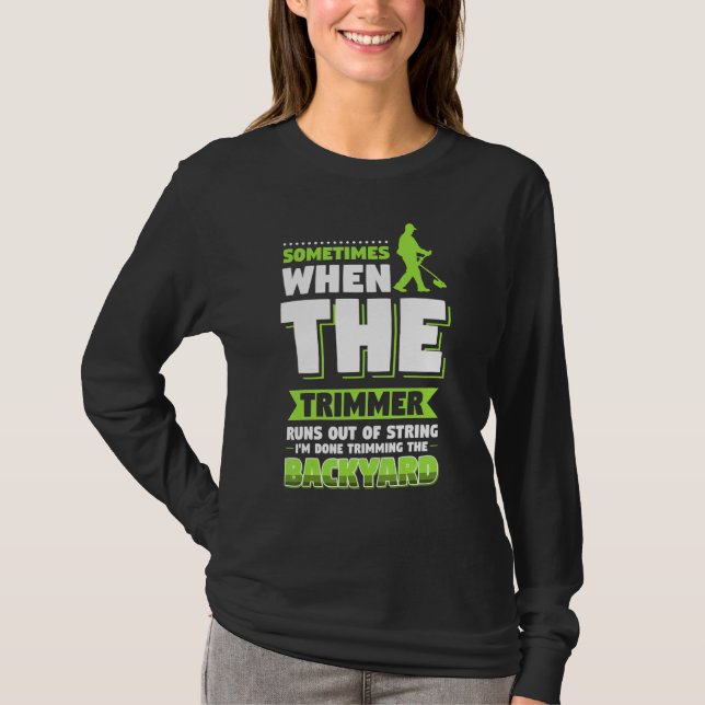 Rasenmäher Landscaping Trimmer T-Shirt (Vorderseite)