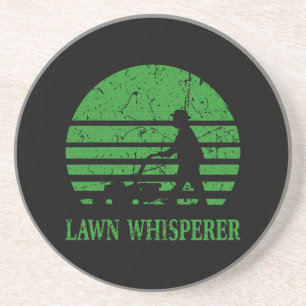 Rasenmäher Lawn Whisperer Gardener Geschenk Getränkeuntersetzer