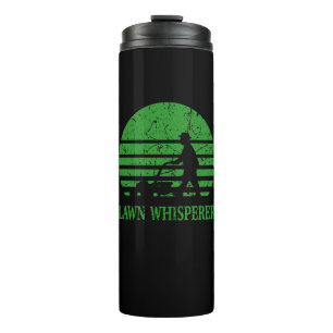Rasenmäher Lawn Whisperer Gardener Geschenk Thermosbecher