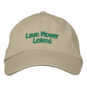 'Rasenmäher-Legende' Humor-Geschenk Bestickte Baseballkappe
