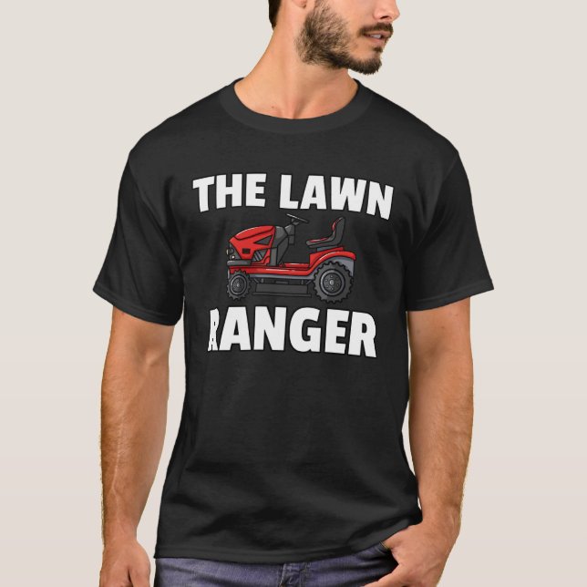 Rasenmäher mit Rasenmäher T-Shirt (Vorderseite)