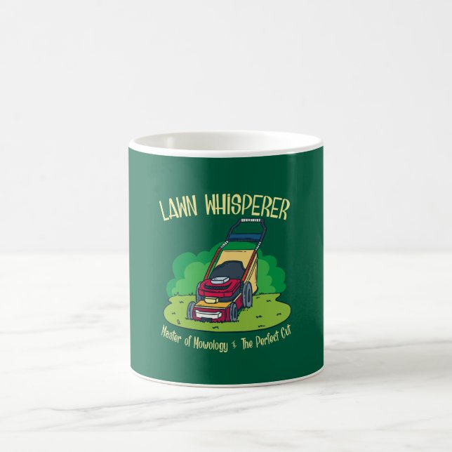 Rasenmäher mit Whisperer-Rasenmäher Gartengarten Kaffeetasse (Mittel)