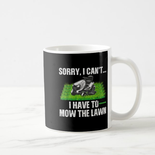 Rasenmäher Neuheit für Männer Frauen Kinder Landsc Kaffeetasse (Rechts)