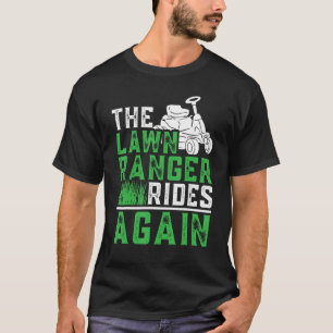 Rasenmäher Ranger Traktor Mähen Rasen wieder auf R T-Shirt