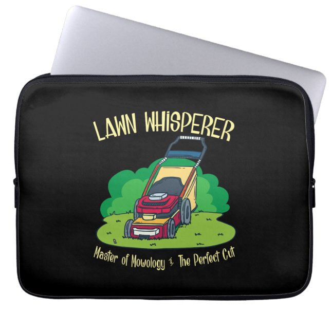 Rasenmäher - Rasenflüster Laptopschutzhülle (Vorderseite)