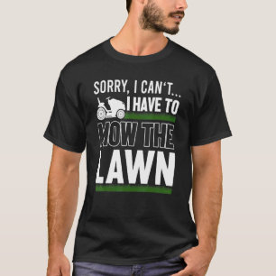 Rasenmäher Rasenmäher Schneiden Vater Vater T-Shirt