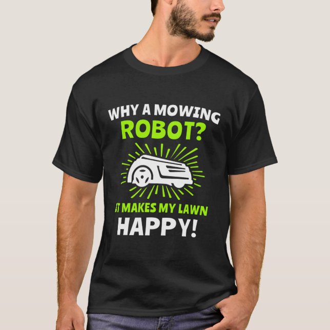 Rasenmäher Rasenmäher T-Shirt (Vorderseite)