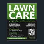 Rasenmäher, Rasenpflege Flyer<br><div class="desc">Rasenmäher,  Flyer für die Werbung im Rasenmäher,  die vom Visitenkartenladen aus angeboten wird.</div>