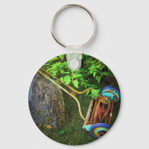 Rasenmäher Schlüsselanhänger