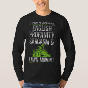 Rasenmäher Vater Vater Landscaper Vintag Tr T-Shirt