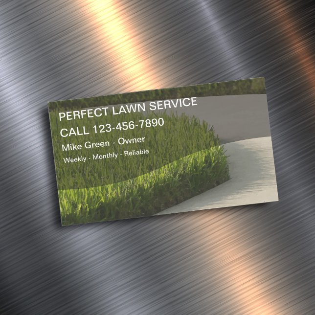 Rasenmähmagnete Magnetische Visitenkarte (Von Creator hochgeladen)