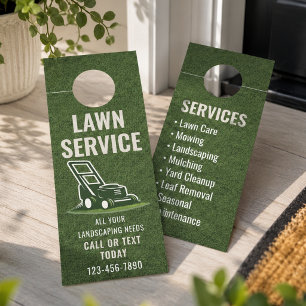 Rasenmähservices Türanhänger