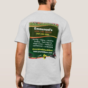 Rasenpflege, die Gras entführen und grünen T - S T-Shirt