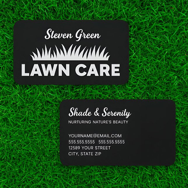 Rasenpflege Visitenkarte (Lawn Care Business Card)