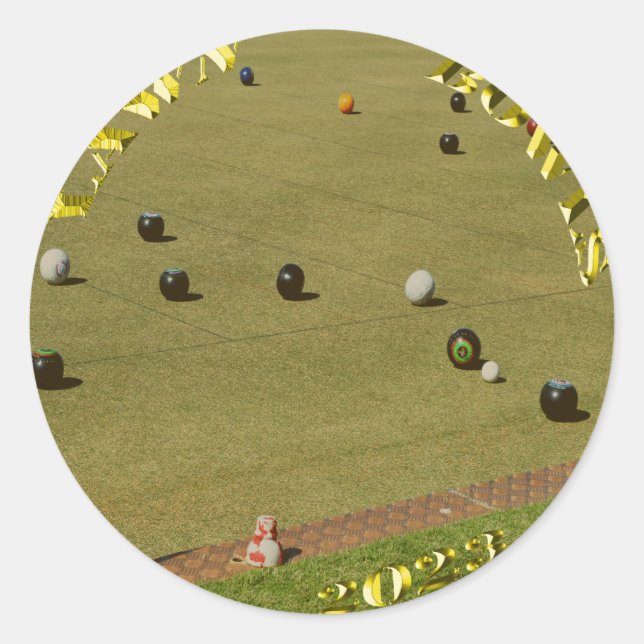 Rasenschalen 2023 Gold Coin, Round Stickers (Vorderseite)